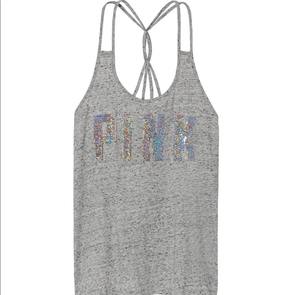 Bling Strappy Racerback Tank